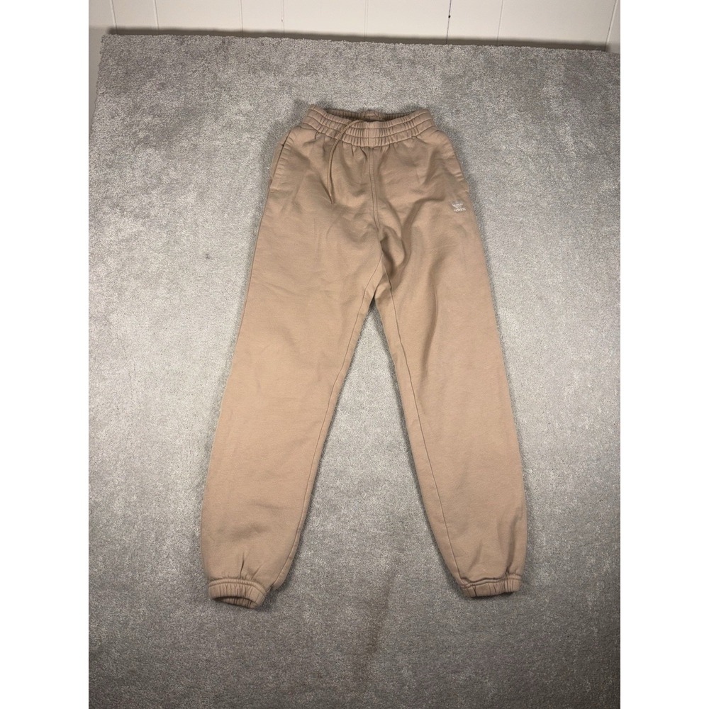 adidas Adicolor Essentials Women's Fleece Joggers Sweatpants Beige, XS